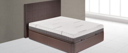 Colchón Visco grey vista con base