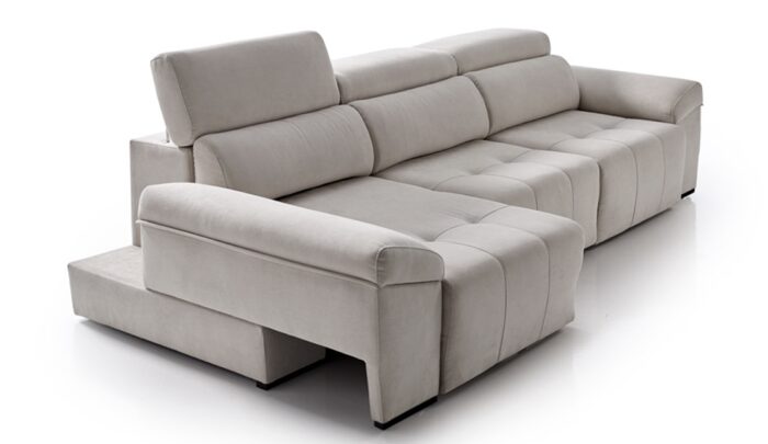 Sofá extensible Coktel Sofá extensible Coktel con un módulo y brazo extendido similar a chaise-longue