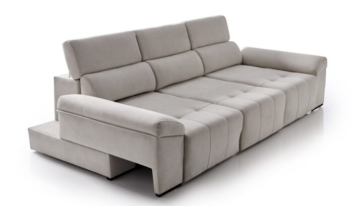 Sofá extensible Coktel Sofà extensible Coktel con asiento extendido y arcones cerrados