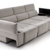 Sofá extensible Coktel Vista Sofá extensible Coktel extendido y arcones vistos