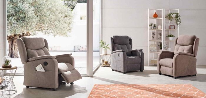 Sillón relax turbo elevador ambientado