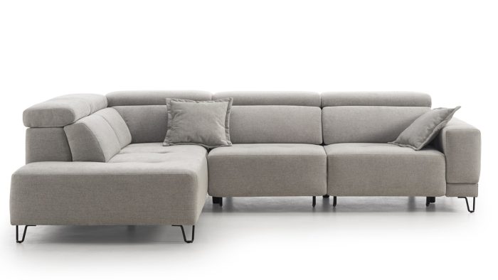 Sofá flow deslizantes con rinconera terminal