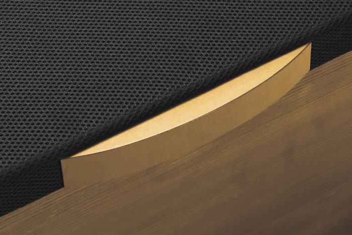 Canapé madera Zeus detalle tirador Canapé madera Zeus detalle tirador