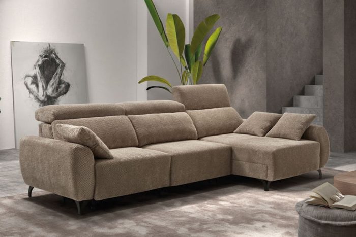 Sofá deslizante Solio con chaiselongue